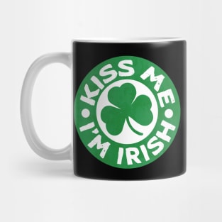 Kiss Me I'm Irish Shamrock St Patricks Day Mug